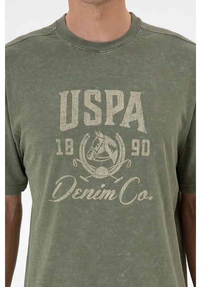 U.s. Polo Assn. Erkek Vizon Tişört 50300228-vr052 Vizon