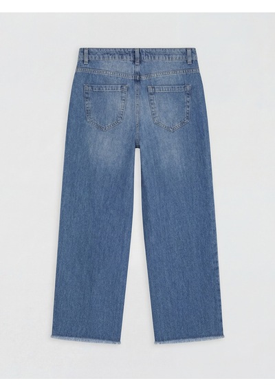Lcw Vision İndigo Barrel Fit Kadın Jean Pantolon