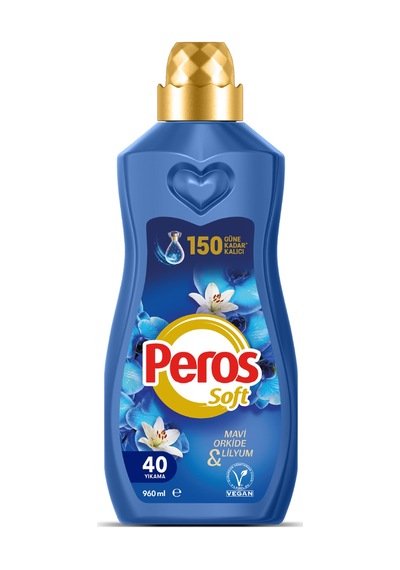 Peros Mavi Orkide Konsantre Yumuşatıcı 960 Ml 2 Adet