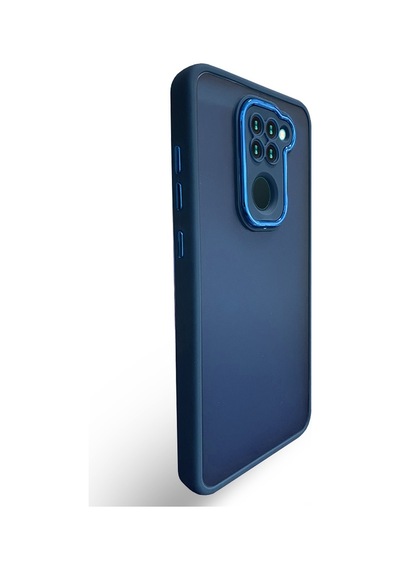 Xiaomi Redmi Note 9 Kılıf Freya Lazer Lens Kamera Çerçeveli Silikon Kapak