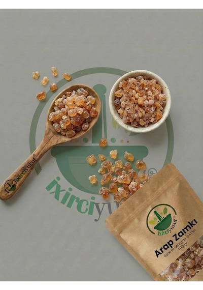İxirciyusuf Arap Zamkı Akasya Gamı - Akasya Zamkı Gum Arabic Doğal Bitkisel Reçine 100 G
