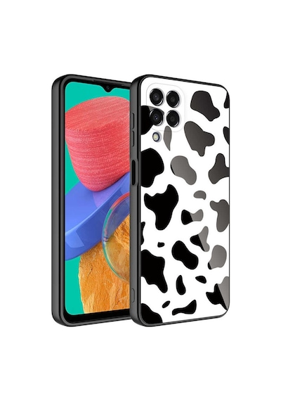 Noktaks - Galaxy M33 Uyumlu Kılıf Kamera Korumalı Desenli Sert Silikon Epoksi Kapak - No7 - T23685