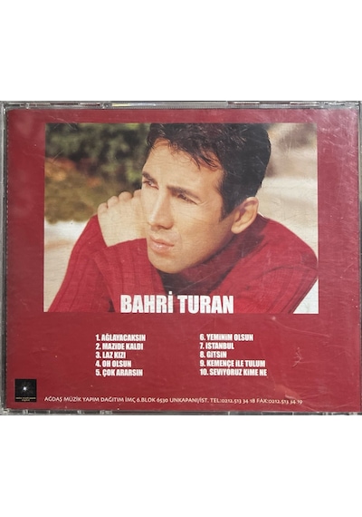 Müzik Cd'sidir Plak Değildir Cd Bahri Turan Ağlayacaksın Cd