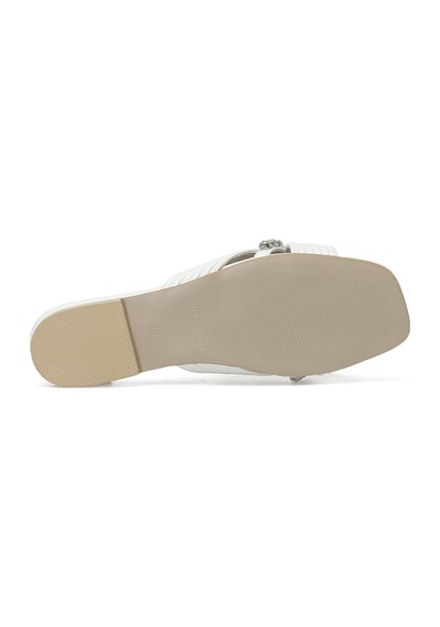 Nine West TANVO 2FX Beyaz Kadın Terlik Beyaz