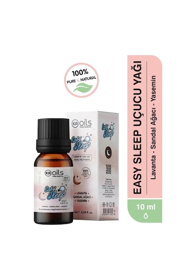 Kaoils Easy Sleep Uçucu Yağ Karışımı - Lavanta + Sandal Ağacı + Yasemin 10 Ml -%100 Saf Ve Doğal Rahatlatıcı Aromaterapi Yağı / Uyku Desteği / Diğer
