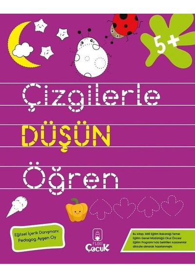 Çizgilerle Düşün Öğren - 5+ Yaş- Floki Çocuk