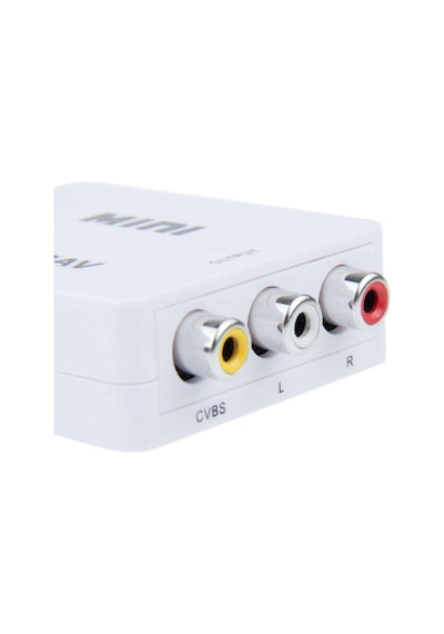 Hdmi To Rca Tos Av Çevirici Dönüştürücü Converter Tv Tüplü Tv Sarı Av