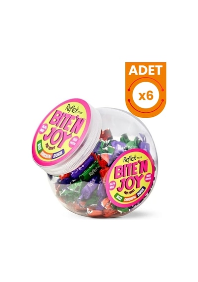 Reflex Plus Biten Joy Dana Etli Tavuklu Ve Ördekli Köpek Ödül Maması 6 Adet 250 Gr
