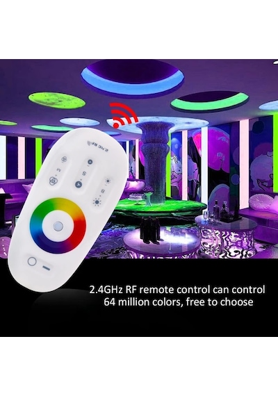 Dokunmatik Uzaktan Kumanda Led Rgb Kontrol Cihazı Dc 5-24v Karartma Dinamik Modu Diğer