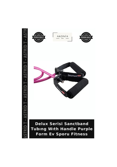 Delux Serisi Sanctband Tubıng Wıth Purple Form Ev Sporu Fitness Mor