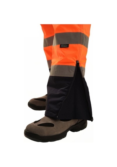 Proline 300d Oxford Cift Renkli Reflektörlü Pantolon Turuncu Sarı
