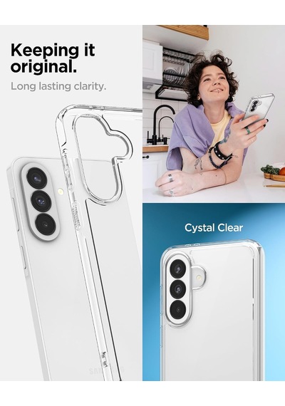 Galaxy A37 İle Uyumlu Şeffaf Kılıf Ultra Hybrid Crystal Clear - Acs11133
