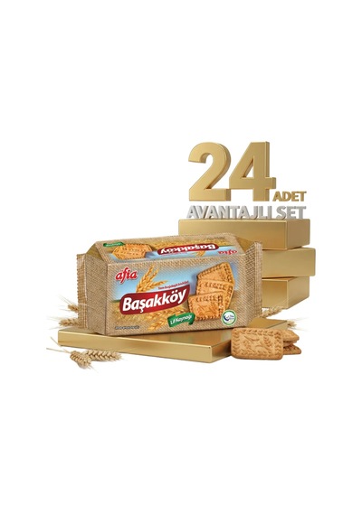 Afia Başakköy Tam Buğdaylı Bisküvi 24x110 Gr