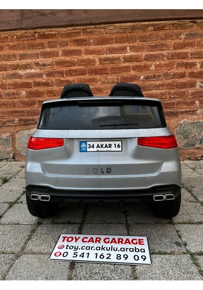Bmw Akülü Araba 0-6 Yaş Gri