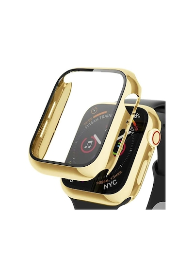 Lexroo Aple Watch Series 6 44mm İçin Kılıf Matte Premium Slim Watchband Gold Watch Series - Gold