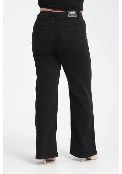 Lacarino 7652 Nita Kadın Jean Pantolon Black