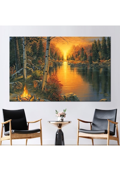 70x100cm 1 Parça Kanvas Tablo, Manzara Kanvas Baskı