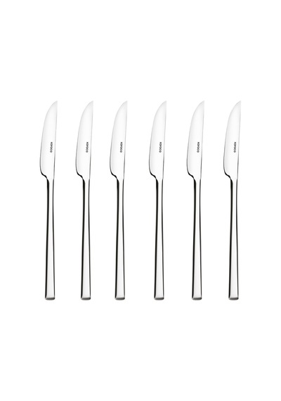Krc Flame 6'lı Tatlı Bıçağı Platin