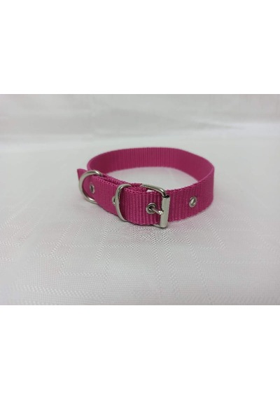Küçük Irk Köpek Tasması Boy 50 Cm En 2.5 Cm Pembe