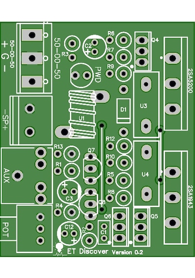 Tek Kanal 200 Watt Mono Amfi Devresi N11.80