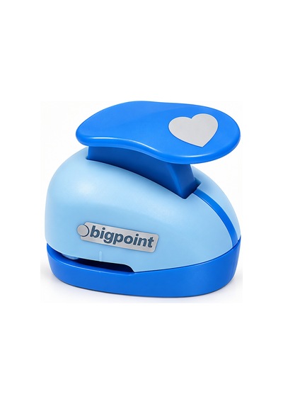 Bigpoint Şekilli Delgeç 3.8cm Kalp X 10 Adet Diger