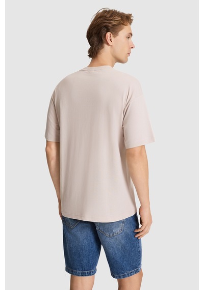 U.S. Polo Assn. U.s. Polo Assn. Erkek Taş Tişört 50326970-vr049 Taş Rengi