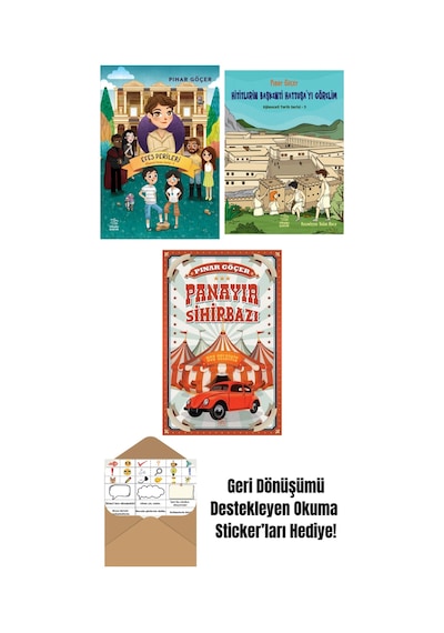 Efes Perileri Efsanevi Yerler Serisi 3 + Hititlerin Başkenti Hattuşa Yı Görelim Eğlenceli Tarih Serisi 3 + Panayır Sihirbazı