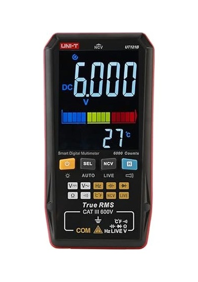 Ut121a B Smart Digital Multimeter Rms Voltage Frequency Dual Display Ncv Lıve Auto 6199 Count Meter Ut122