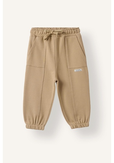 Defacto Beli Bağcıklı Yama Cepli Jogger Fit Pike Eşofman Altı Erkek Bebek I3545a526wnbg203 Bej-bg203