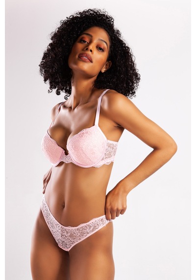 Etiler Collection Golshan G.colors Balconette Foam Push Up Bra, Açık Pembe Konforlu Ve Şık Sütyen Çok renkli