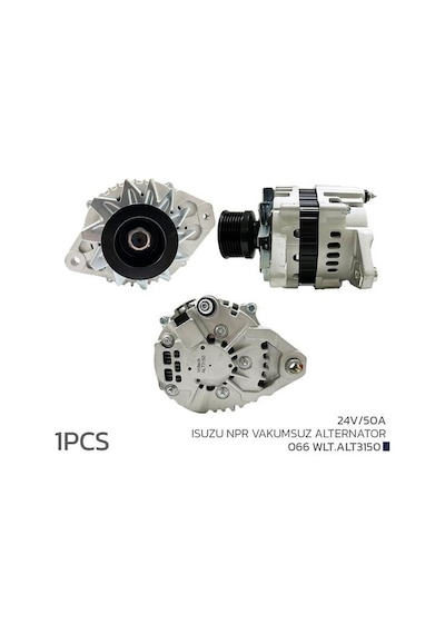 Voltech 066wlt.alt3150 - Alternatör 24v 50a Isuzu Npr Vakumsuz