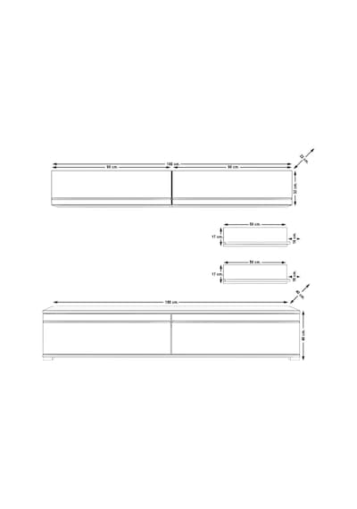 Decoraktiv Eko 5 Mdf Std Tv Ünitesi Tv Sehpası Pera - Antrasit