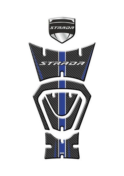 Mondial Strada 125 2022 - 2024 Uyumlu Tank Pad Set 007 Çok Renkli