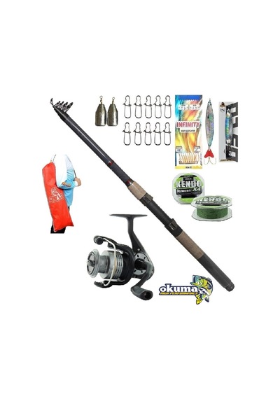 Revenger Rv-40 Remixon Sapphire 270cm 10-40gr Tele Spin Olta Takımı Seti