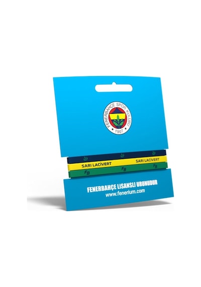 Fenerbahçe Lisanslı 3'lü Silikon Çocuk Bileklik Kutulu 001