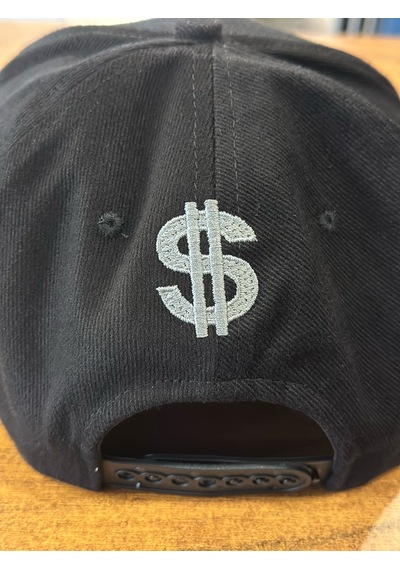 Hamze Dolar Usd Nakışlı Siyah Hip Hop Snapback Rapper Basket Cap Şapka