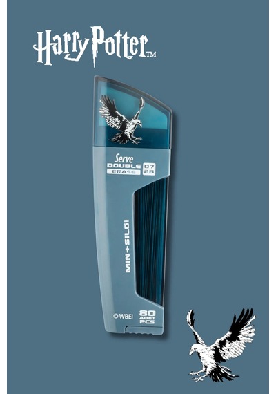Double Erase Min & Silgi 07mm - Harry Potter Serisi - Ravenclaw