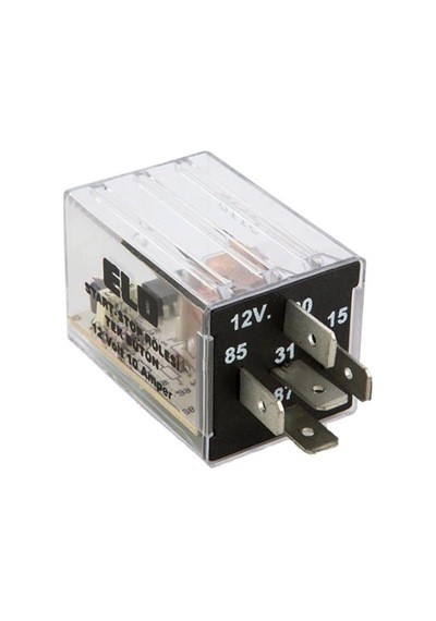 12V Start-Stop Rölesi 5 Uçlu 10 A Çift Platin Kalıcı - Tet N11.3222