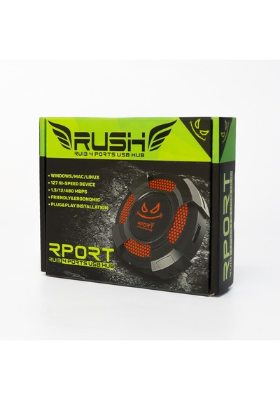 Rush Rport RU13 4 Port Çoğaltıcı Aydınlatmalı USB 2.0 Çoklayıcı Hub