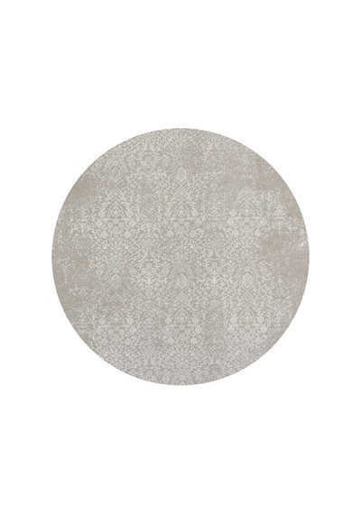 Alya Modern Tasarım Makine Yuvarlak Halı 29459 Kemik