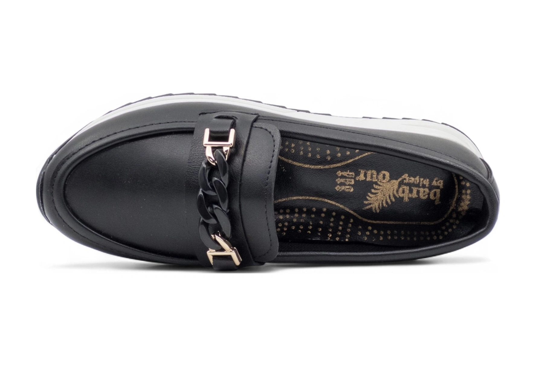 Barbour 0204 Toka Detaylı Günlük Kadın Babet Siyah