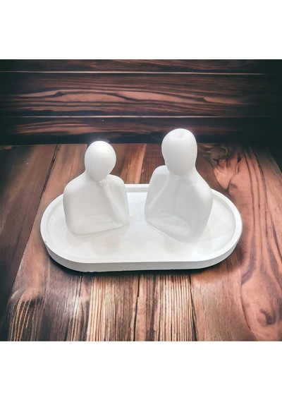 Bernami Mumluk Şamdanpinterest Dekoratif 2 Kişilik Heykel Obje Biblo Aile Ve Yatay Sunum Tepsisi Diğer