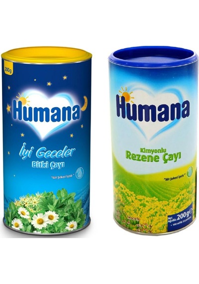 Humana İyi Geceler Çayı 200gr + Kimyonlu Rezene Çayı 200gr