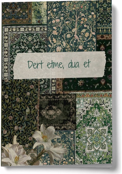 Sufi Serisi 1 Dert Etme, Dua Et A6 Çizgili Mini Defter Not Defteri Çok Renkli
