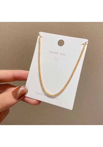 Aksesuarlar İçin Benzersiz Tasarıma Sahip Kırmızı Örme Kolye Ağ Takı Gold