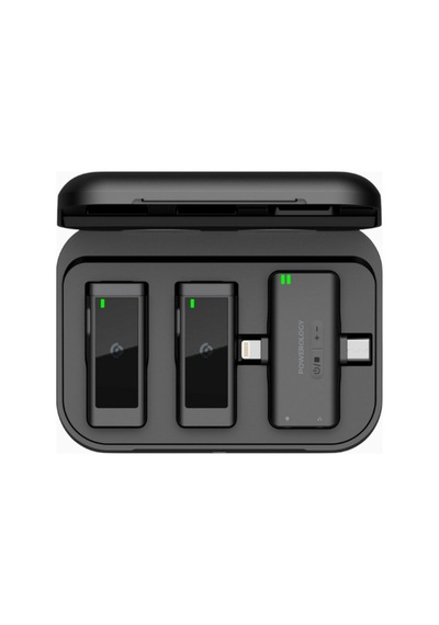 Mfi Çift Kablosuz Lavalier Mikrofon, Lightning/type-c, 12 Saat