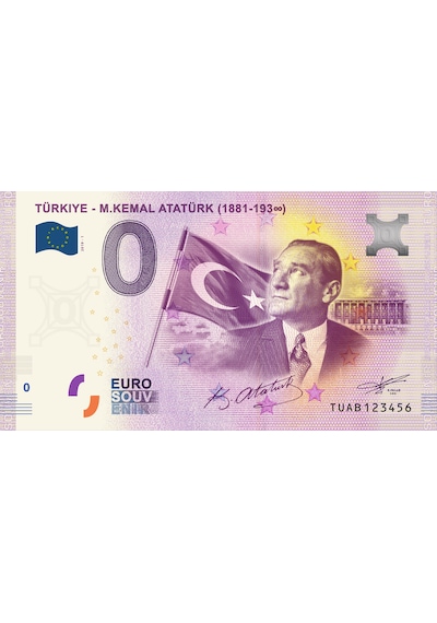 0 Euro Hatıra ve Koleksiyon Parası - Atatürk 2019 Föylü