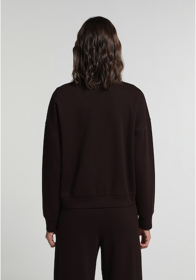 Colin's Colins Regular Fit Fermuarlı Düz Kadın Mor Sweatshirt Cl1080743 Q1.v2 Dpl Dark Plum