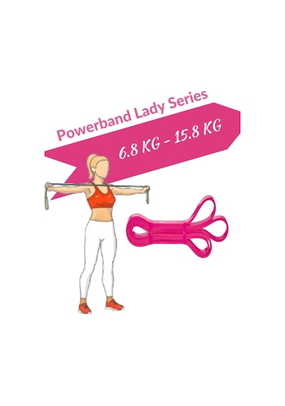 Powerband Direnç Lastiği Ve Egzersiz Bandı Pembe Powerband Direnç Lastiği Ve Egzersiz Bandı Pembe