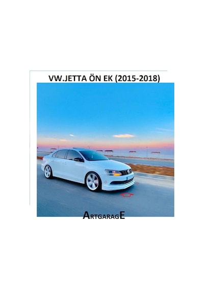 Vw.jetta 2015-2018 Ön Tampon Eki-fiberglass-boyasız